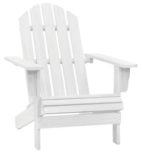 VidaXL Vrtna stolica drvena bijela