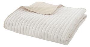 Bež prošiven prekrivač 220x230 cm Stripe – Catherine Lansfield