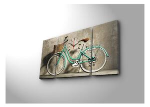 Slika i zidni sat Bicikl,84 x 45 cm
