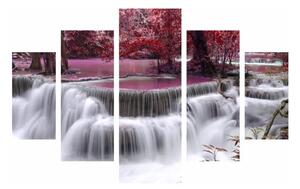 Višedijelna slika Waterfall, 92 x 56 cm
