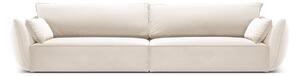 Bež baršunasta sofa 248 cm Vanda – Mazzini Sofas