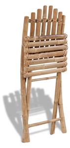 VidaXL Vrtne sklopive stolice 2 kom bambus