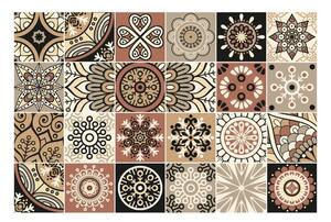 Set od 24 zidnih samoljepljivih naljepnica Ambiance Wall Stickers Tiles Piura, 15 x 15 cm