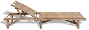 VidaXL Ležaljka za sunčanje od bambusa