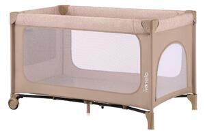 Lionelo - Prijenosni dječji krevetić JASMIN EASY FOLD Bež pijesak