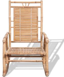 VidaXL Vrtna stolica za ljuljanje od bambusa