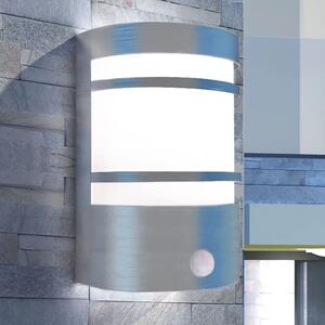 VidaXL Vanjska Zidna Svjetiljka sa Senzorom Nehrđajući Čelik