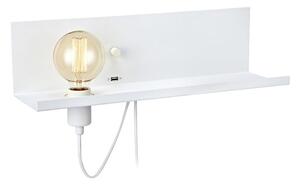 Bijela zidna svjetiljka s USB priključkom za punjenje Markslöjd Multi