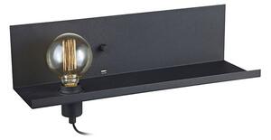 Crna zidna svjetiljka s USB priključkom za punjenje Markslöjd Multi