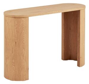 Pomoćni stol u dekoru hrasta u prirodnoj boji 38x114 cm Bibione – House Nordic