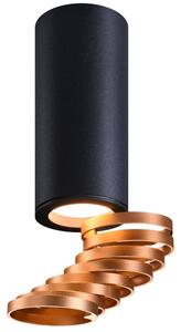 Reflektorska svjetiljka TUBA 1xGU10/15W/230V crna/bakar