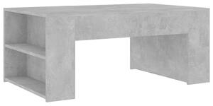 VidaXL Stolić za kavu siva boja betona 100 x 60 x 42 cm od iverice
