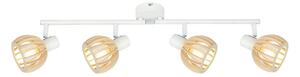 Reflektorska svjetiljka ATARRI 4xE14/25W/230V bijela/bež