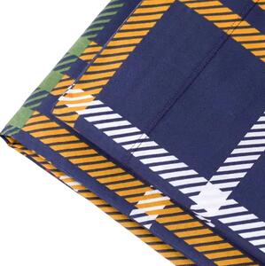Posteljina Aspen set s navlakom - Plava - 260x200/2x60x80 cm