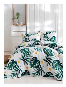 Set od pamučnog pokrivača i 2 jastučnice Masso Jungle, 200 x 220 cm