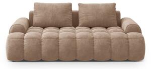 Svjetlo smeđa baršunasti sofa 200 cm Linz – Cosmopolitan Design