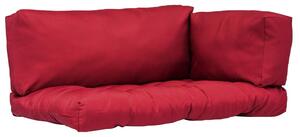 VidaXL Paletni jastuci 3 kom crveni poliesterski