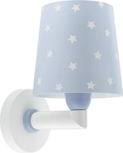 Dalber 82219T - Dječja zidna svjetiljka STAR LIGHT 1xE27/60W/230V plava