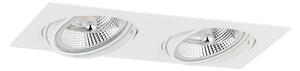 Argon 1046 - Ugradbena svjetiljka OLIMP 2xGU10-AR111/12W/230V bijela
