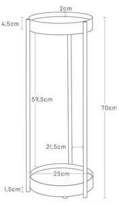 Metalni stalak za tegle za cvijeće (visina 70 cm) Tower – YAMAZAKI