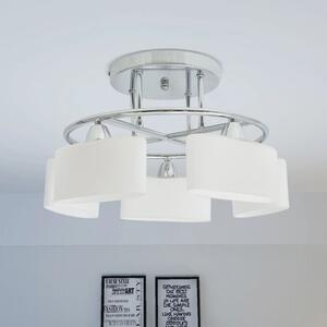 VidaXL Stropna svjetiljka sa staklenim sjenilima za 5 žarulja E14 200 W