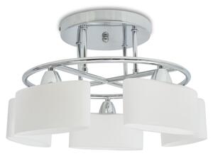 VidaXL Stropna svjetiljka sa staklenim sjenilima za 5 žarulja E14 200 W