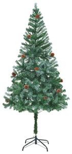 VidaXL Umjetno božićno drvce sa šiškama 180 cm