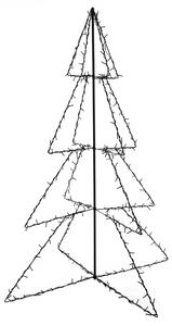 VidaXL Stožasto božićno drvce unutarnje i vanjsko 240 LED 115 x 150 cm