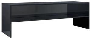 VidaXL TV ormarić od iverice visoki sjaj crni 120 x 40 x 40 cm