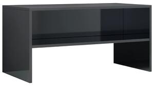VidaXL TV ormarić od iverice visoki sjaj crni 80 x 40 x 40 cm