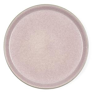 Pudrasto ružičasti plitki tanjur od kamenine Bitz Mensa, promjer 27 cm