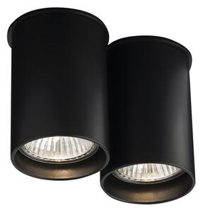 Shilo 1112 - Reflektorska svjetiljka ARIDA 2xGU10/15W/230V 9 cm crna