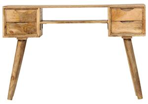 VidaXL Pisaći stol od masivnog drva manga 115 x 47 x 76 cm