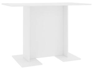 VidaXL Blagovaonski stol bijeli 110 x 60 x 75 cm od iverice