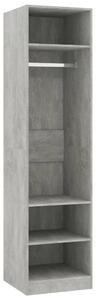VidaXL Ormar siva boja betona 50 x 50 x 200 cm od iverice