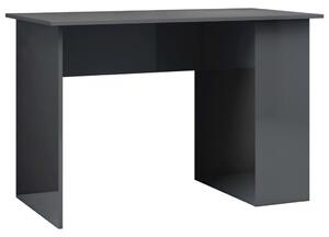 VidaXL Radni stol visoki sjaj sivi 110 x 60 x 73 cm od iverice