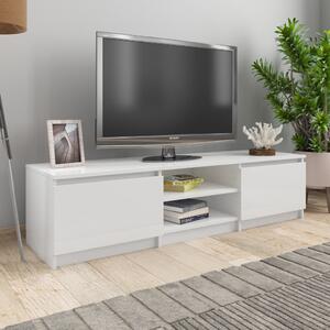 VidaXL TV ormarić od iverice visoki sjaj bijeli 140 x 40 x 35,5 cm