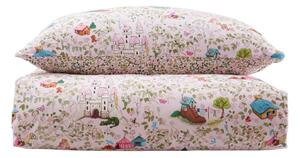 Ružičasta pamučna dječja posteljina za krevet za jednu osobu 135x200 cm Fairytale – Belle & Boo