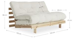 Promjenjiva sofa Karup Design Roots Raw/Petrolej Plava