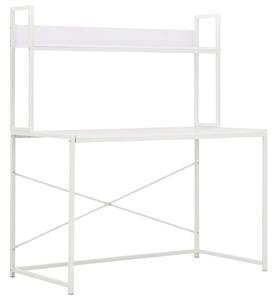 VidaXL Stol za računalo bijeli 120 x 60 x 138 cm