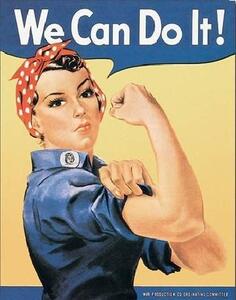 Metalni znak ROSIE THE RIVETOR - we can do it