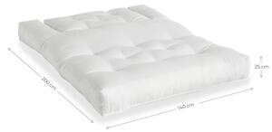 Bijeli kauč na razvlačenje prikladan za eksterijer Karup Design Design OUT ™ Hippo White
