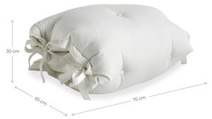 Bijeli sklopivi ležaj pogodan za vanjski prostor Karup Design OUT ™ Sit&Sleep
