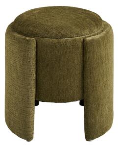 Kaki zeleni tabure od šenila Walsdorf – House Nordic