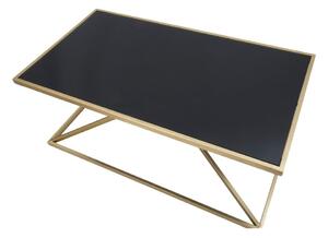 Konferencijski stol s crnom staklenom pločom Mauro Ferretti Piramida, 110 x 60 cm