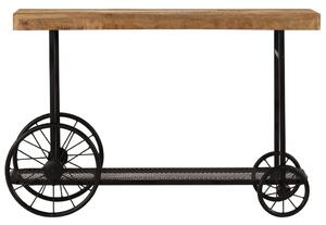 VidaXL Konzolni stol od masivnog drva manga 115 x 36 x 76 cm
