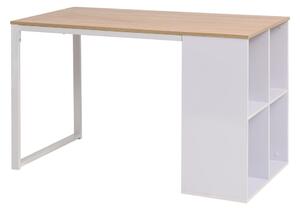 VidaXL Pisaći stol 120 x 60 x 75 cm boja hrasta i bijela