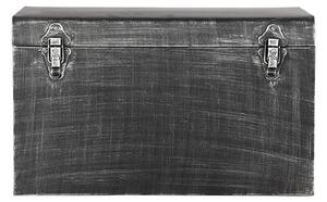 Crni metalni ukrasni kofer za pohranu LABEL51, dužina 30 cm