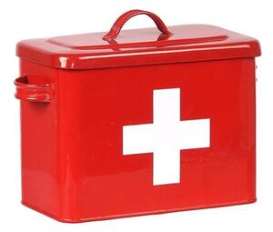 Crvena limena kutija LABEL51 Firt Aid