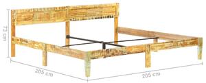 Okvir za krevet od masivnog obnovljenog drva 200 x 200 cm
